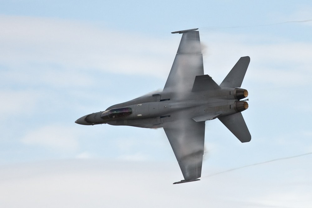 Axalp08 - ©MD - 113 - Übungsschiessen mit 4 Hornets am Nachmittag