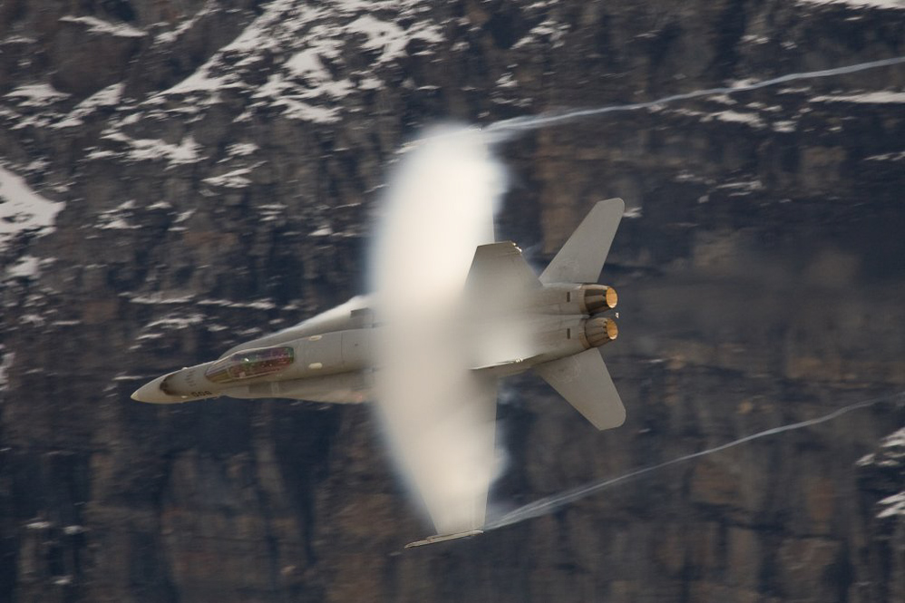 Axalp08 - ©MD - 121 - Übungsschiessen mit 4 Hornets am Nachmittag