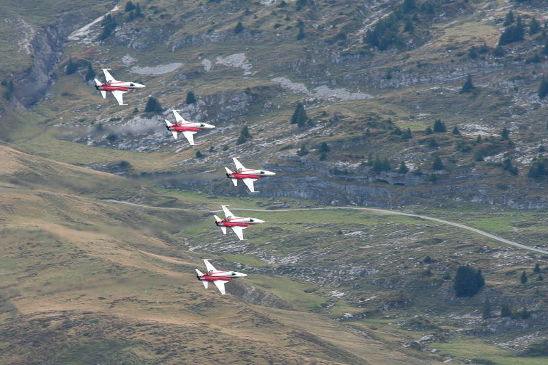 Fliegerschiessdemo Axalp-Ebenfluh 11.10.2006 - © Markus Dussy - 0061