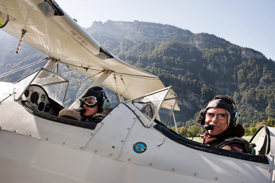 British Car - 067 - Nicole @ Stearman