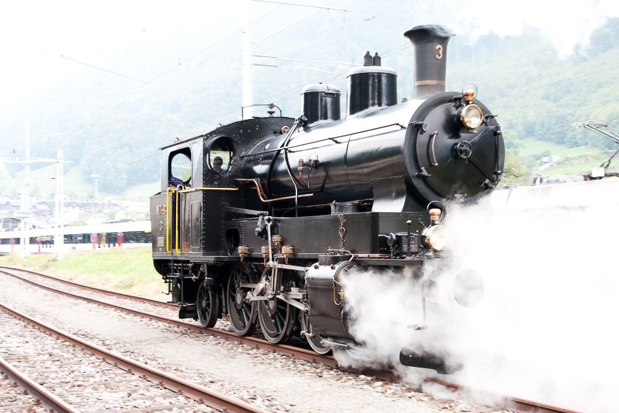 Dampfzug@Glarus - 047 - Rangieren