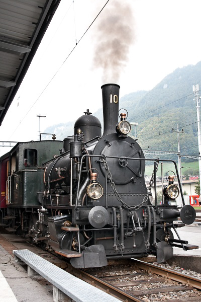 Dampfzug@Glarus - 052 - Bereit zur Abfahrt