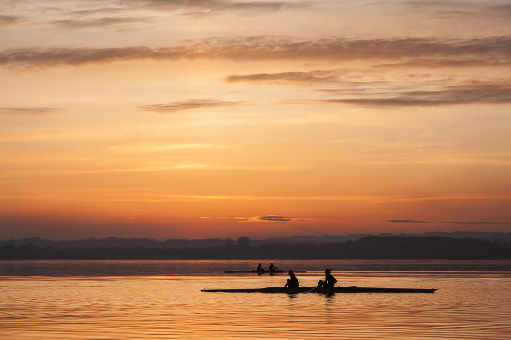 016 - Sport im Sonnenuntergang