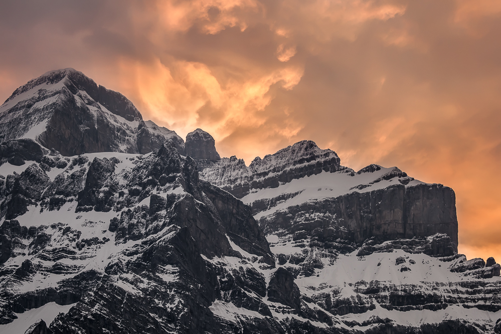 035 - Sonnenuntergang am Glärnischmassiv