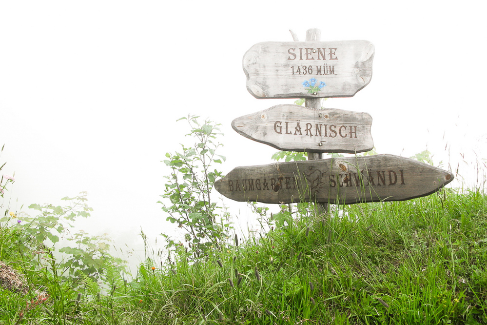 Glaernisch - 002 - Kreativer Wegweiser im Nebel