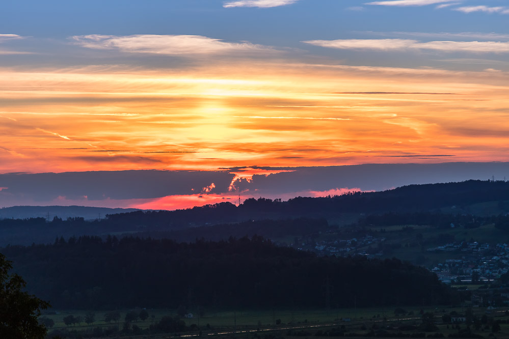 neowise_004_Sonnenuntergang Richtung Zuerichsee