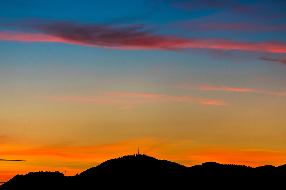 neowise_006Sonnenuntergang Richtung Zuerichsee