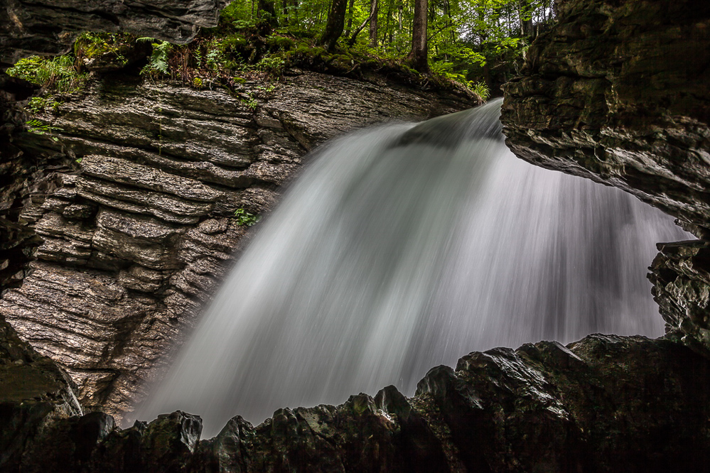 Regensommer 023 - Thurbachfall in Unterwasser