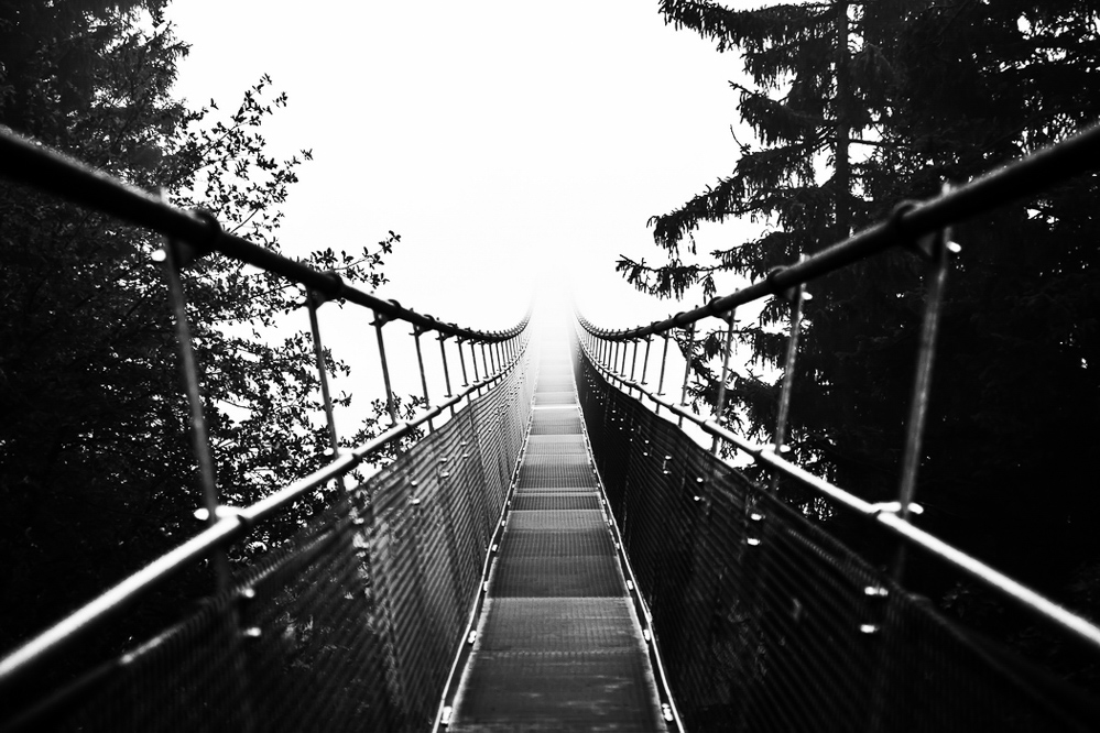 Regensommer 030 - Brücke ohne Horizont