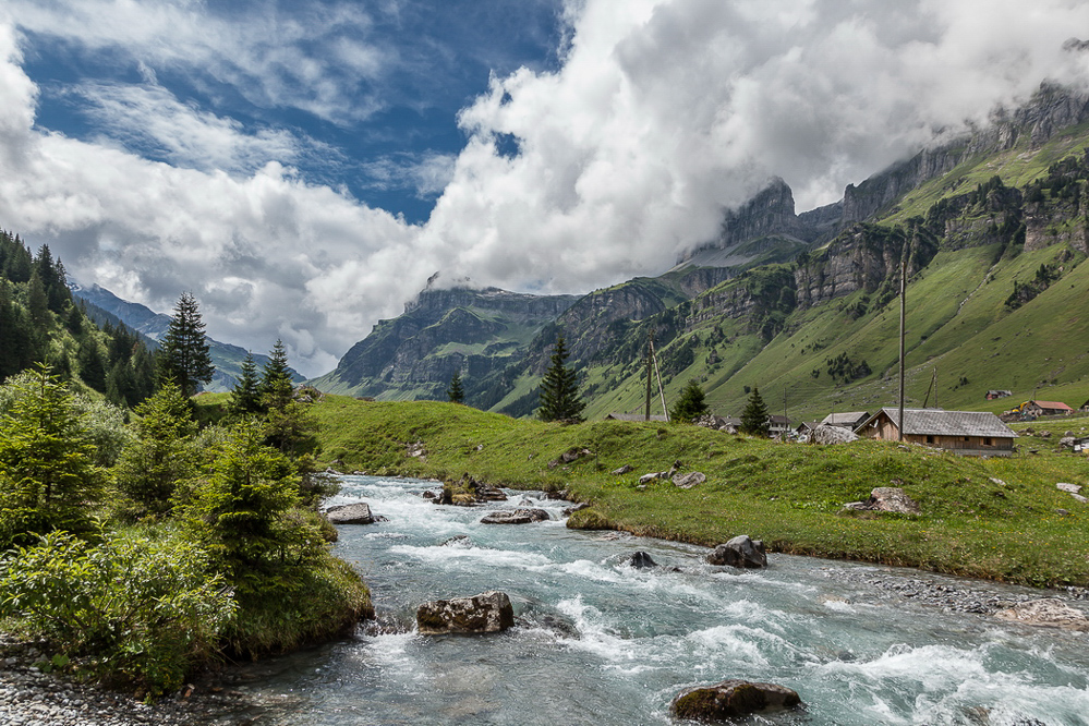 Regensommer 040 - Fätschbach auf dem Urnerboden