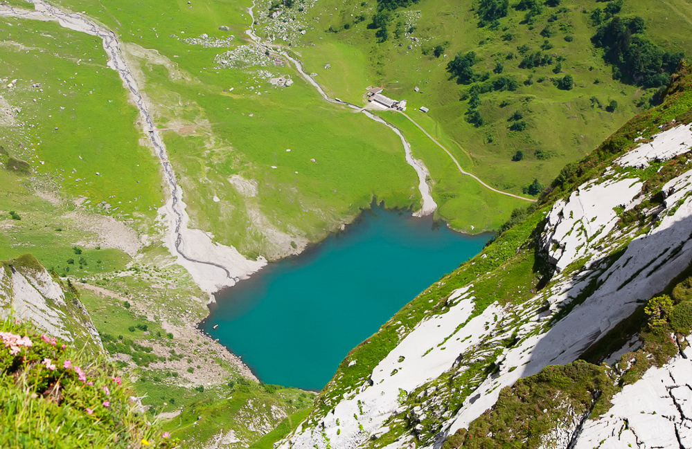 043 - Sommer 2013 - Tiefblick nach Oberblegi