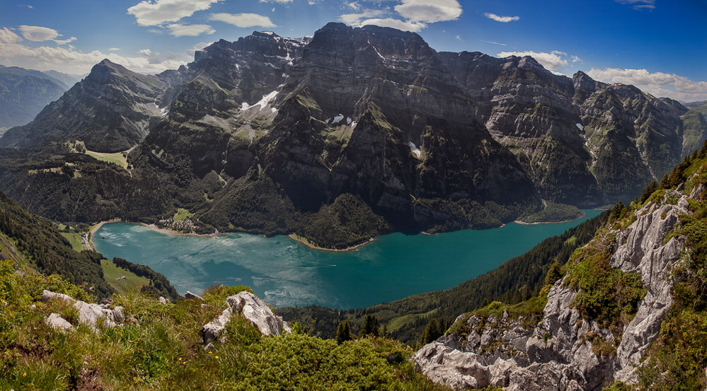 045 - Sommer 2013 - Pano Klöntal