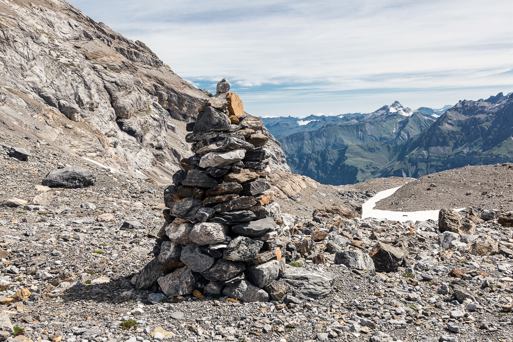 021 - Steinmann Richtung Claridenhütte
