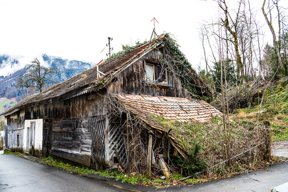 Winter 21-21 02 - alte Scheune, mittlerweile abgebrochen